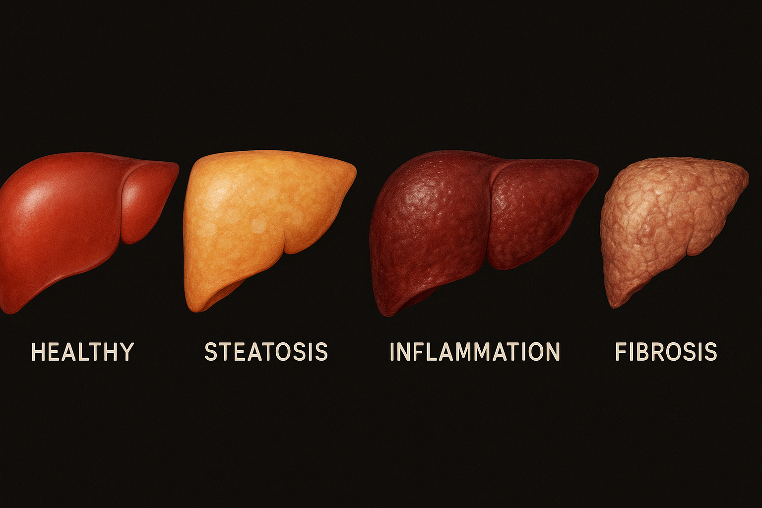 4 stages of liver disease progression